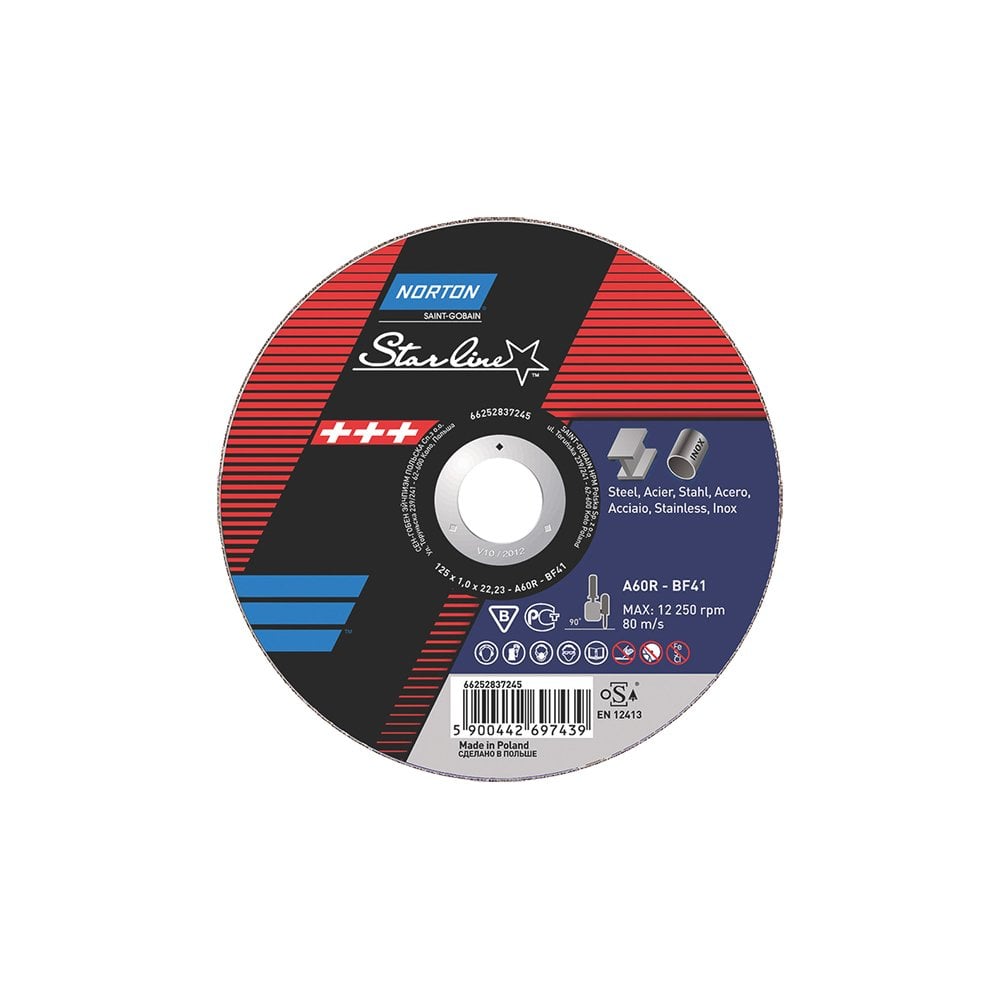 NORTON 180x2.5 mm Metal Kesme Taşı (Starline) fiyatı