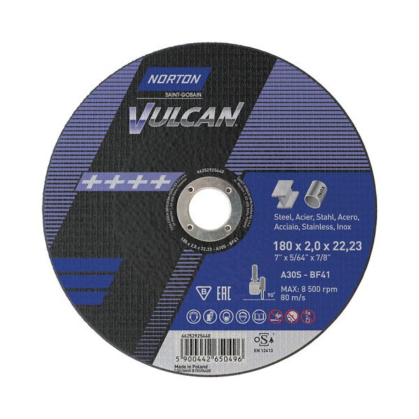 NORTON 180x2x22 mm Metal Kesme Taşı (Vulcan) fiyatı