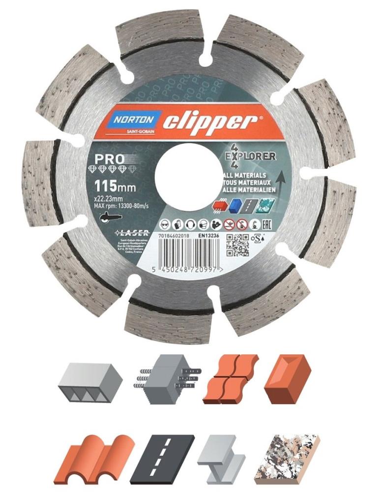 NORTON Clipper 4x4 Explorer Universal Elmas Testere 115 mm nasıl kullanılır