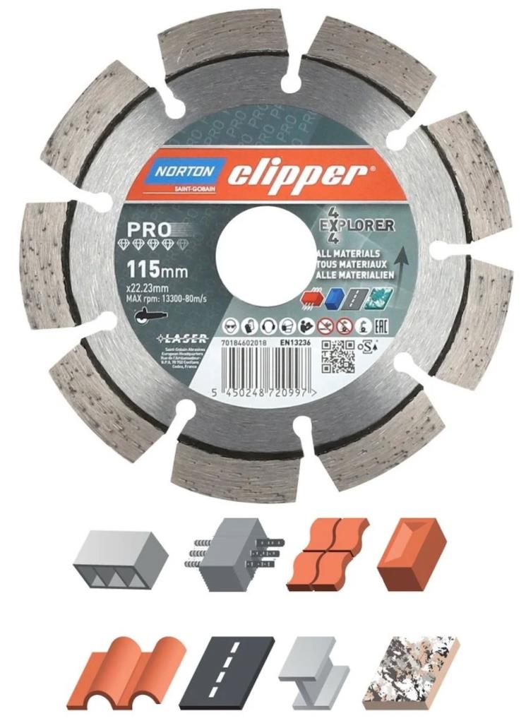 NORTON Clipper 4x4 Explorer Universal Elmas Testere 125 mm nasıl kullanılır