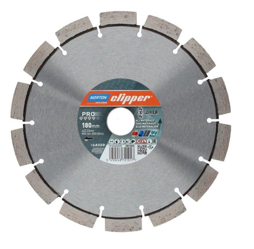 NORTON Clipper 4x4 Explorer Universal Elmas Testere 180 mm fiyatı