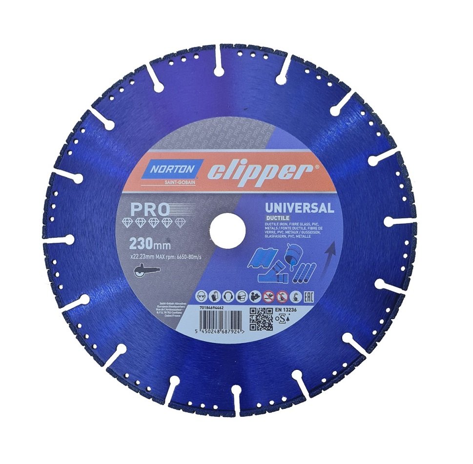 NORTON Clipper Ductile 230 mm Elmas Metal Kesme Testere - Disk (Taşlamalar için) fiyatı