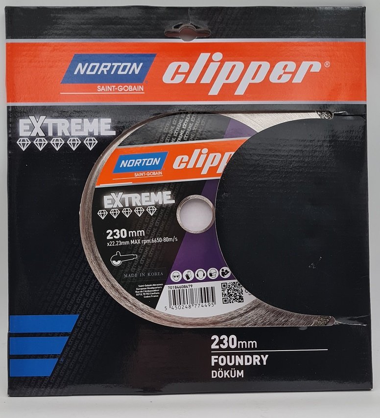 NORTON Clipper Extreme Foundry 230 mm Elmas Döküm Kesme Testeresi - Disk (Taşlamalar için) nasıl kullanılır