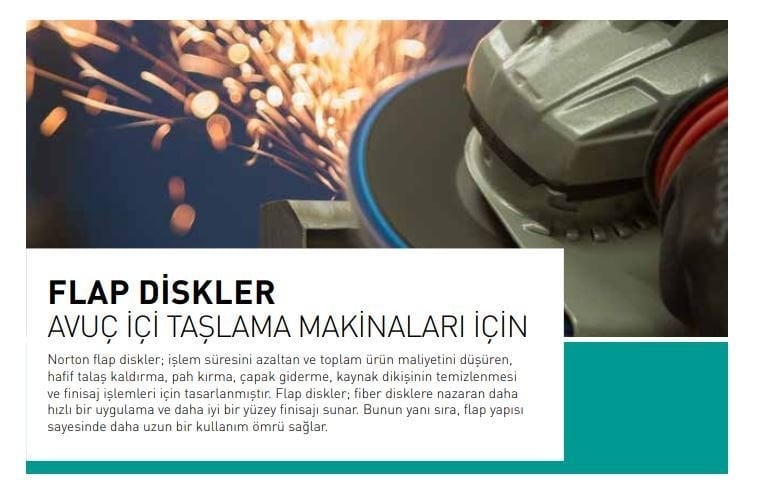 NORTON Starline 115 mm Flap Disk Zımpara Kırmızı Al.Ox (Kum Seçiniz) ne işe yarar
