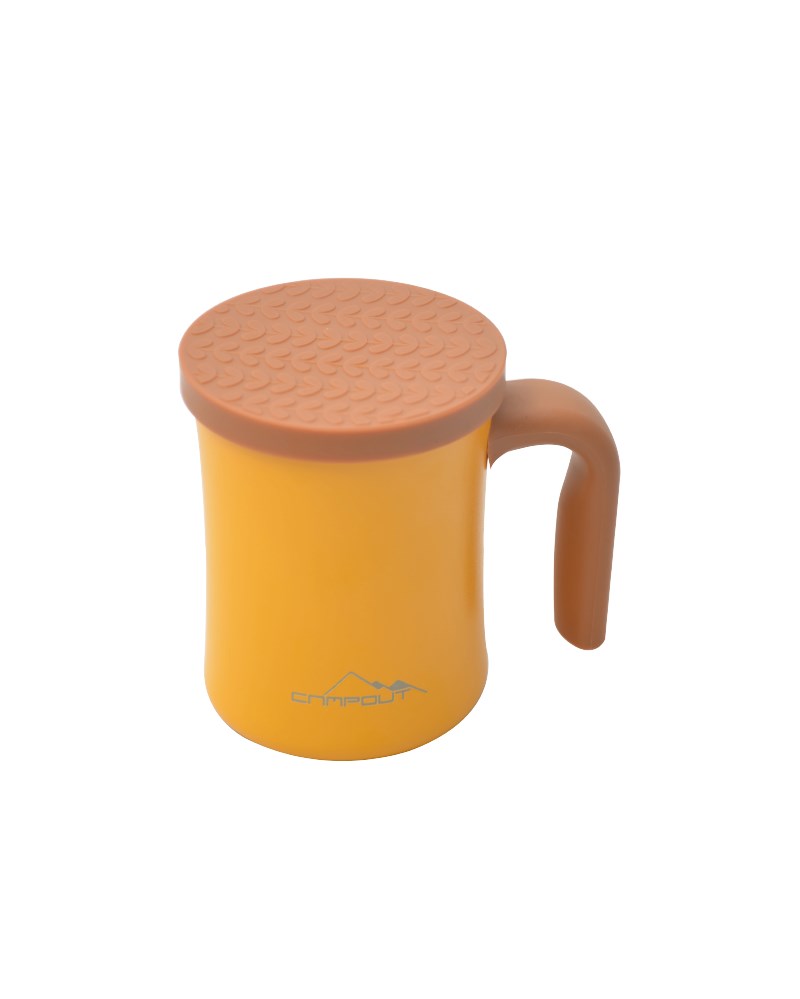 NURGAZ Campout Çift Katmanlı Termos Kupa Sarı (NG 174-S) nasıl kullanılır