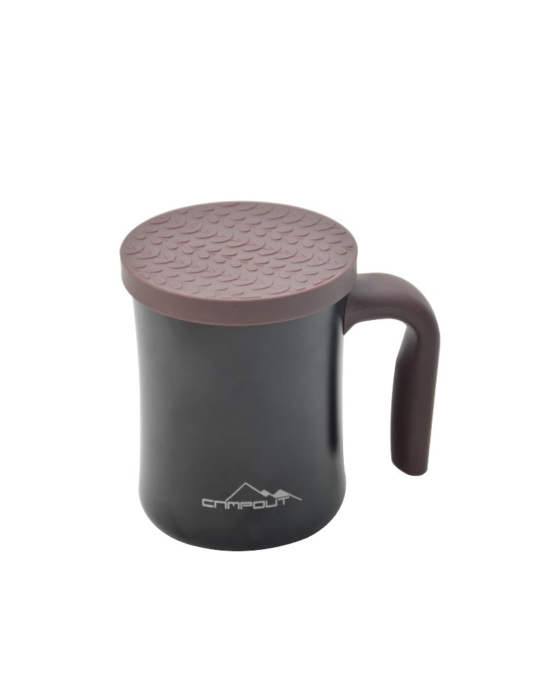 NURGAZ Campout Çift Katmanlı Termos Kupa Siyah (NG 174-SY) nasıl kullanılır