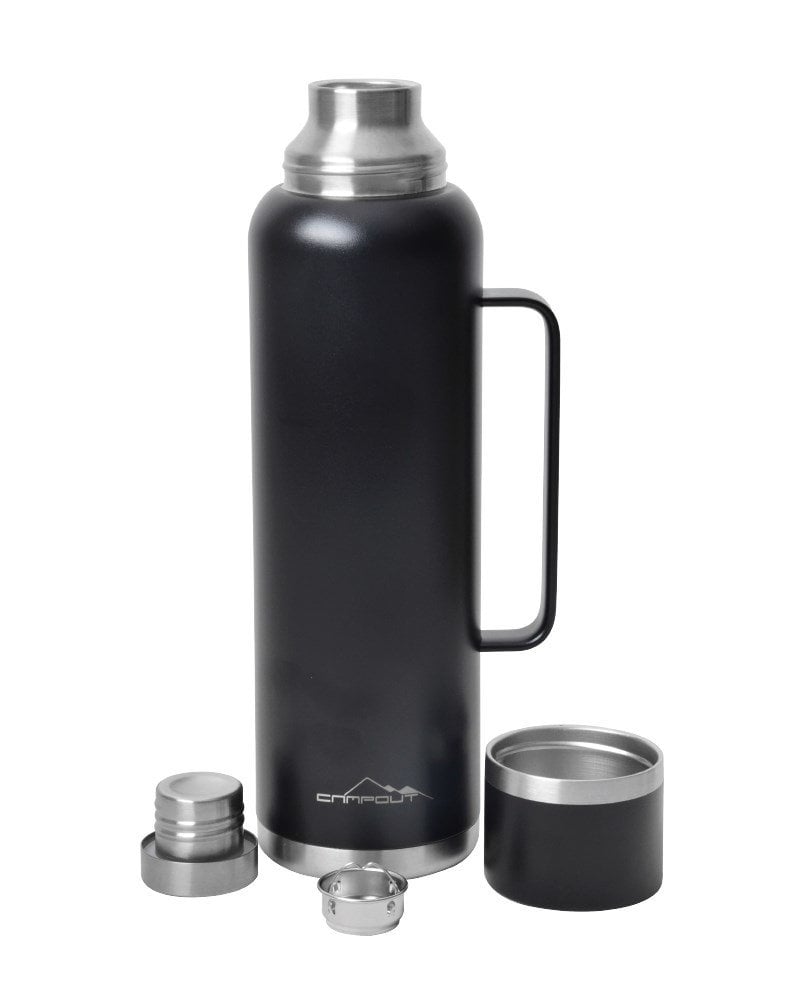 NURGAZ Campout Çift Katmanlı Termos Siyah 1500 ml (NG 164) ne işe yarar