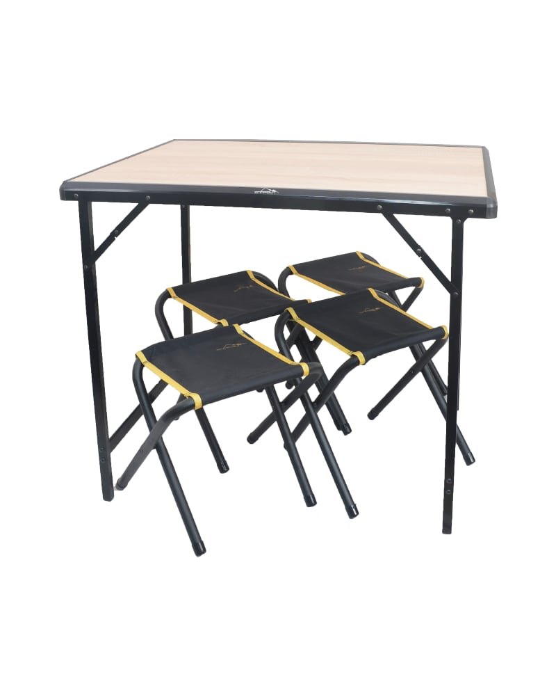 NURGAZ Campout Katlanır Masa Tabure Seti fiyatı