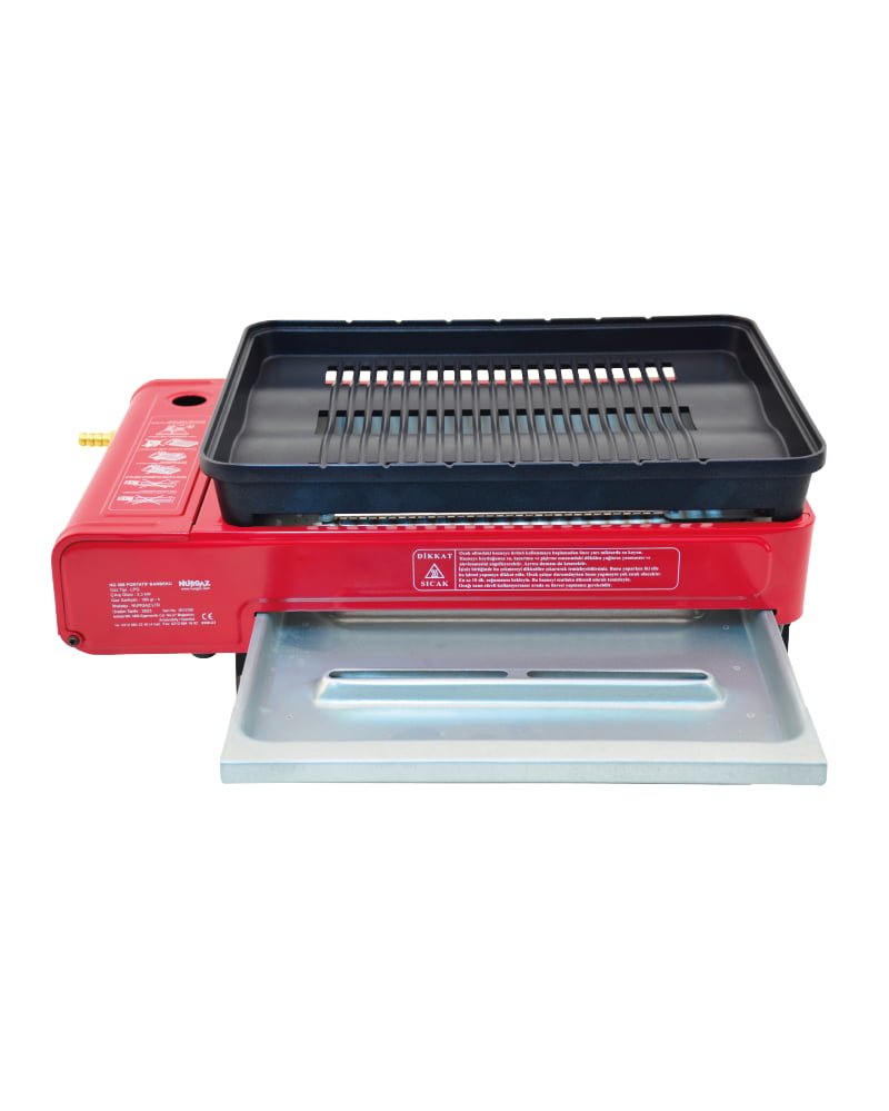 NURGAZ NG 500 Portatif Gazlı Barbekü Ve Pişirme Seti (Kırmızı) ne işe yarar