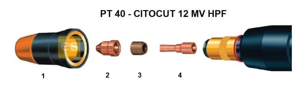 OERLİKON PT40 Plazma Elektrot Elektrode (CitoCut 12 MV için) fiyatı