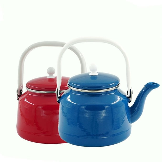 ORCAMP Retro Emaye Kırmızı Çaydanlık 2.6 Litre (OUT1501.K) fiyatı