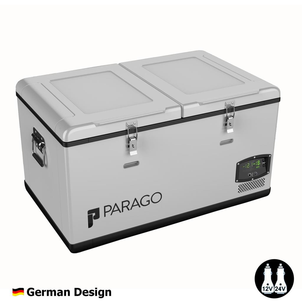 Parago PG95 12/24Volt 95 Litre Çift Bölmeli Outdoor Kompresörlü Oto Buzdolabı fiyatı