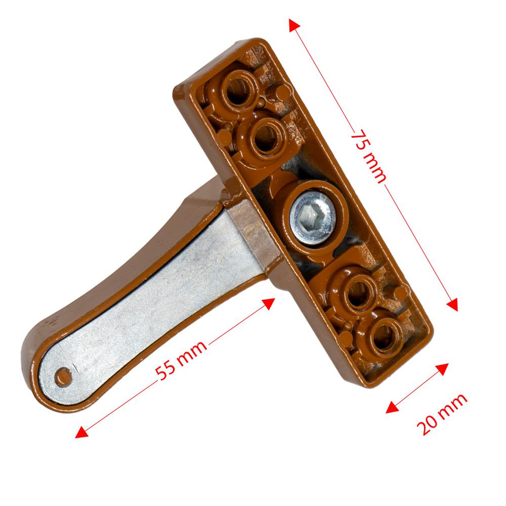 Pvc Pimapen Kapı Pencere Pimli Güvenlik Mandalı - Kahverengi nasıl kullanılır