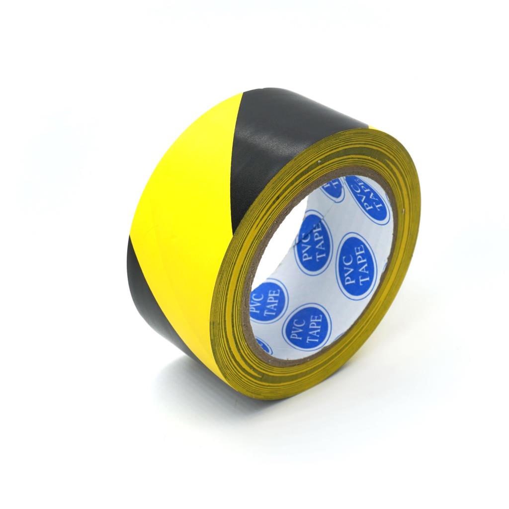 Pvc Yer İşaretleme Bandı Sarı Siyah Bant 50 mm x 30 mt fiyatı