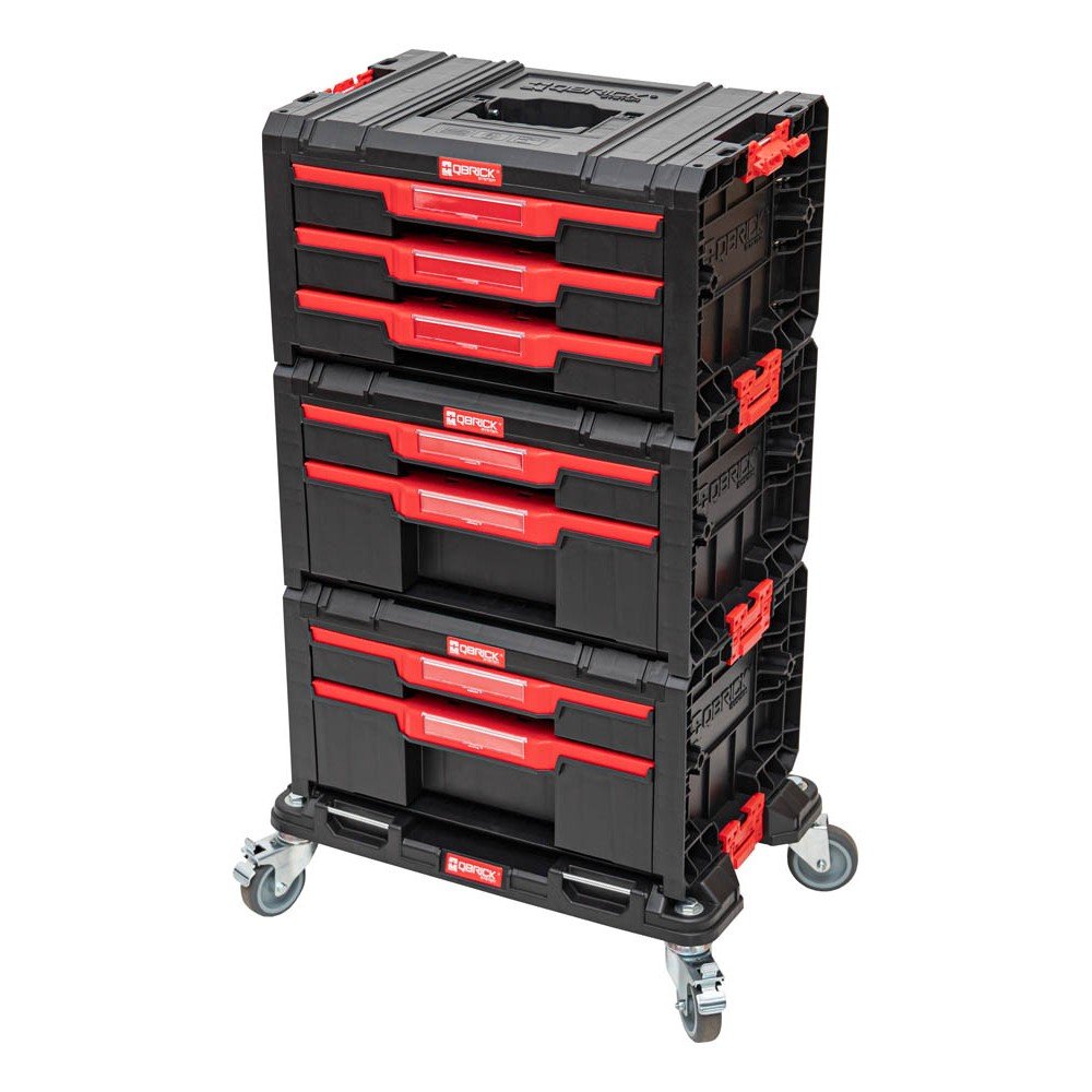 QBRICK System Pro Drawer Workshop Set 1 2.0 Çekmeceli Tekerlekli Takım Dolabı fiyatı