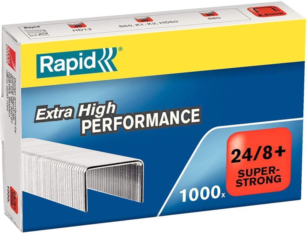 Rapid Zımba Teli 24 Serisi 8+ mm Galvaniz Çok Güçlü (1 Pkt/1000 Adet) fiyatı
