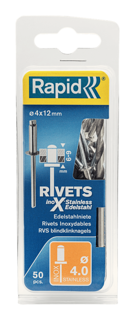 Rapid 4x12mm Paslanmaz Perçin fiyatı