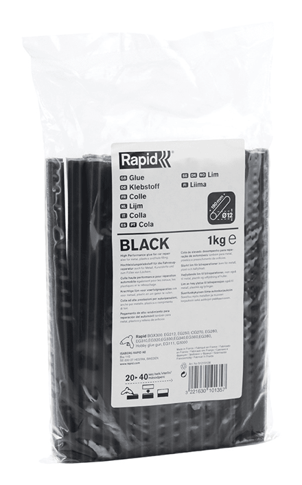 Rapid SİLİKON ÇUBUK SİYAH ARAÇ TAMİR 12x190 MM 1 KG nasıl kullanılır