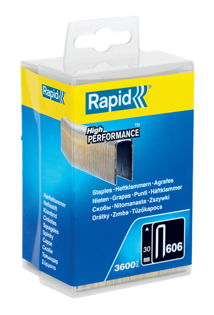 Rapid Zımba Teli 606 Serisi 30 mm Galvaniz Reçine Kaplı (1 Pkt/600 Adet) nasıl kullanılır