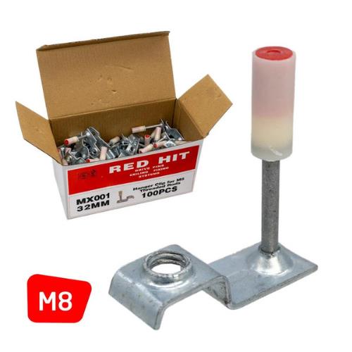 Red Hit MX001 M8 Tij Asma Tavan Barutlu Çivi (100 lü Paket) fiyatı