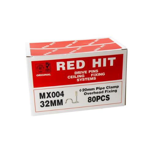 Red Hit MX004 20mm Boru Sabitleme Kelepçeli Barutlu Çivi (80 li Paket) ne işe yarar