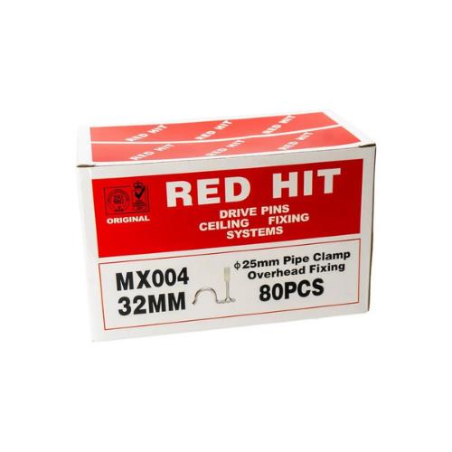Red Hit MX004 25mm Boru Sabitleme Kelepçeli Barutlu Çivi (80 li Paket) ne işe yarar