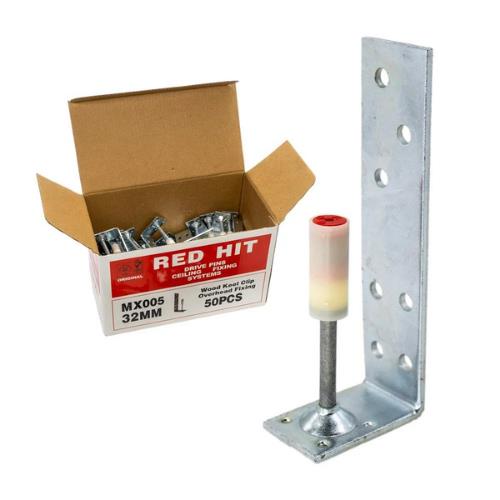 Red Hit MX005 L Köşebentli Barutlu Çivi (50 li Paket) fiyatı