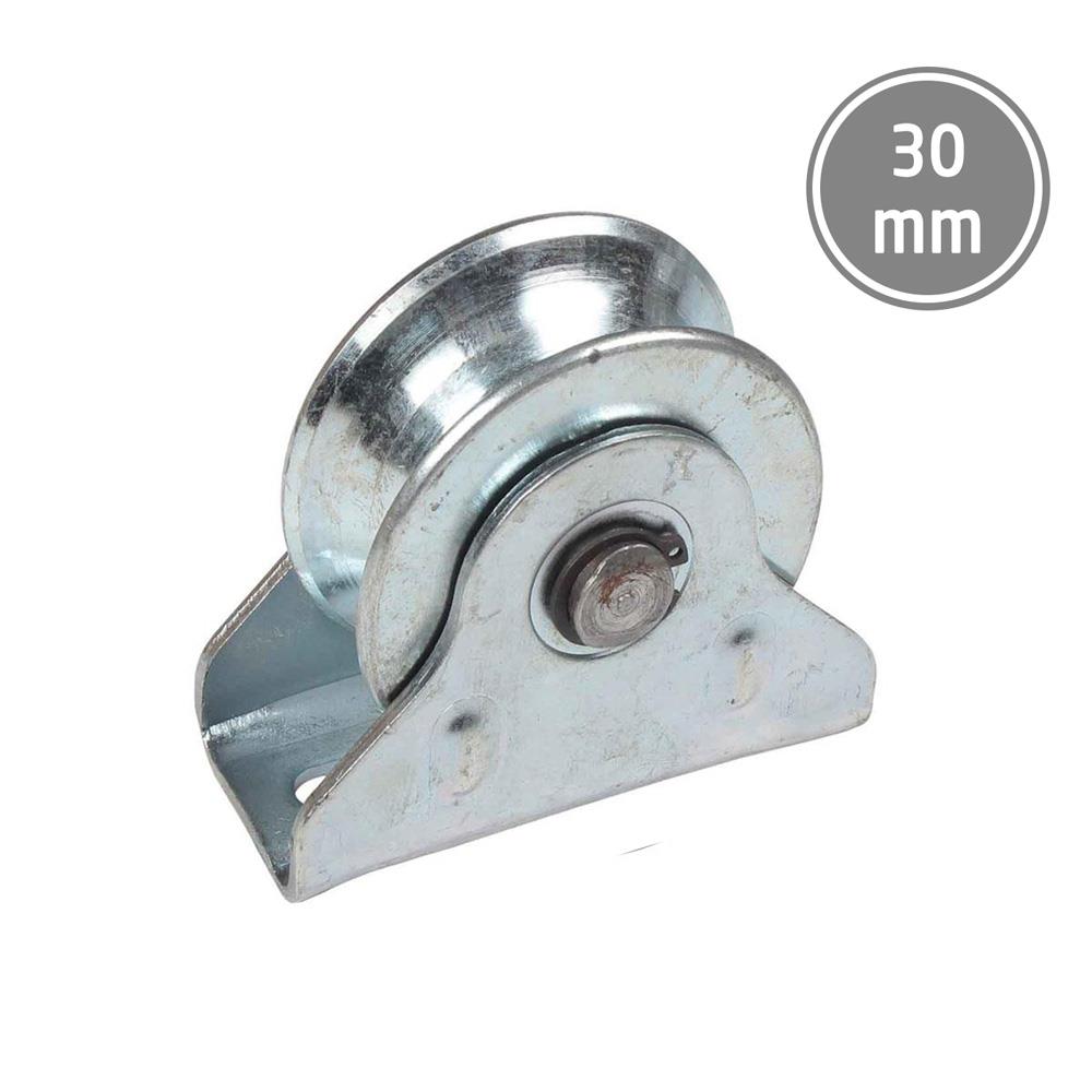 RMT030 Sürgülü Demir Kapı İçin Tablalı Ray Makarası 30 mm fiyatı