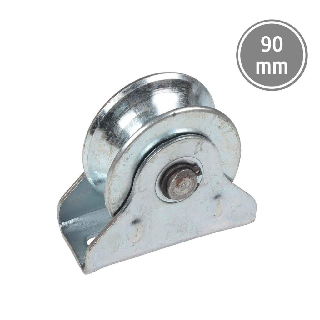 RMT090 Sürgülü Demir Kapı İçin Tablalı Ray Makarası 90 mm nasıl kullanılır