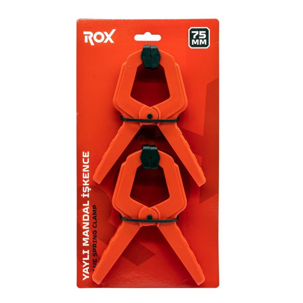 Rox 0149 Yaylı Mandal Tip Kıskaç İşkence 75 mm (2 li) ne işe yarar