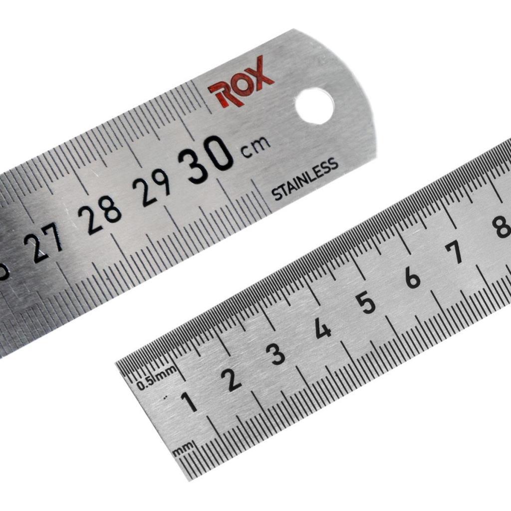 Rox 0199 Çift Taraflı Çelik Cetvel 300 mm fiyatı