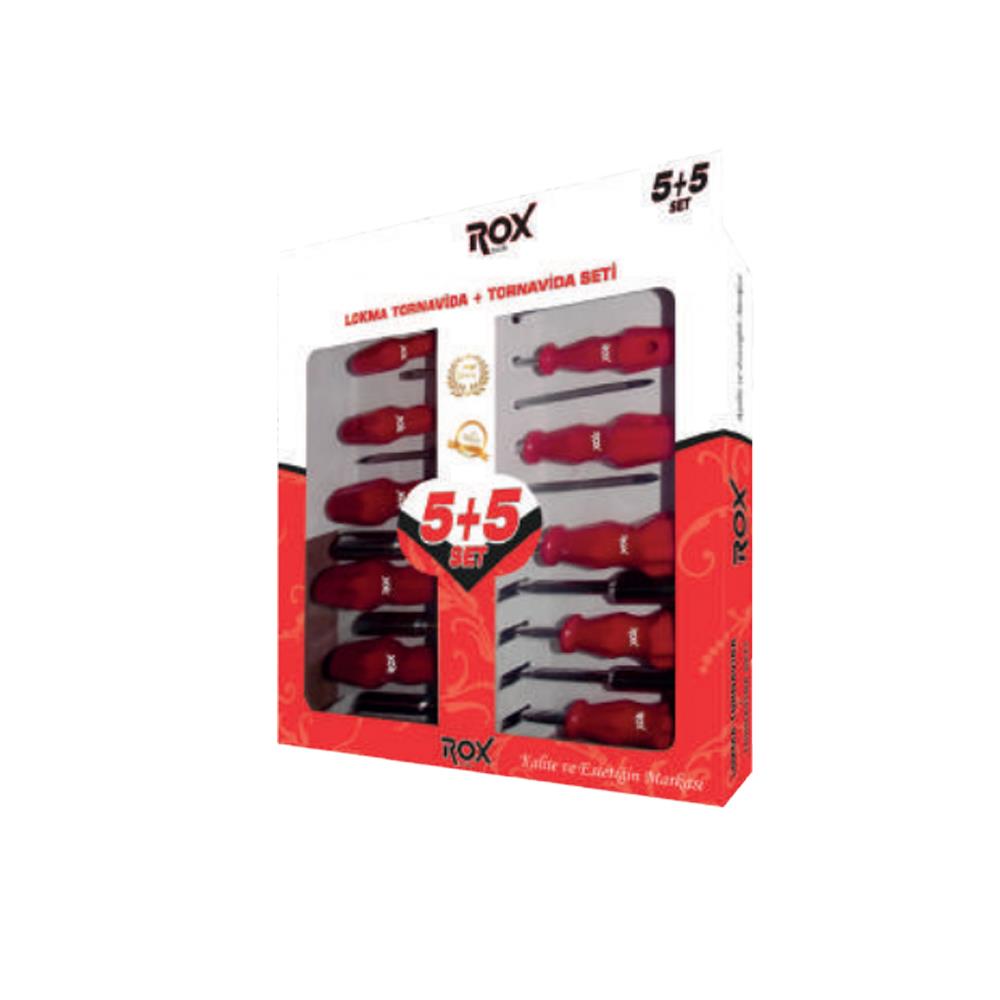 Rox 10 Parça Tornavida&Lokma Takımı fiyatı