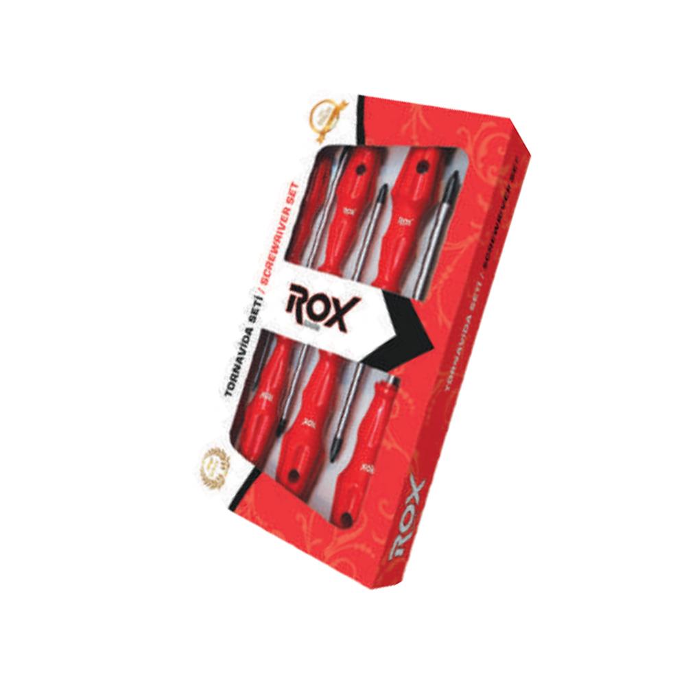 Rox 5 Parça Düz Tornavida Takımı fiyatı