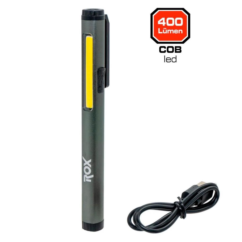 Rox 0231 Alüminyum Kalem Tip Mıknatıslı Şarjlı Fener 400 Lümen fiyatı