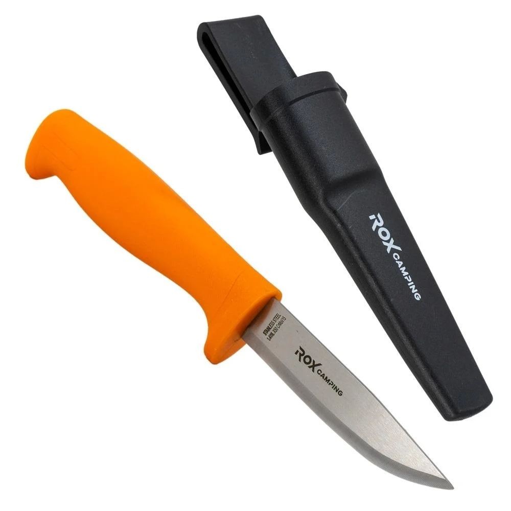 Rox Camping Bushcraft Eco Paslanmaz Çelik Kamp Bıçağı (Turuncu) nereden bulurum