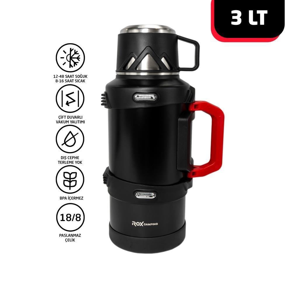 Rox Camping 3000 Kamp Termos 3.0 Lt fiyatı