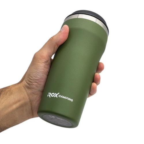 Rox Camping 0191 Kahve Termosu 0.48 Lt - Yeşil ne işe yarar