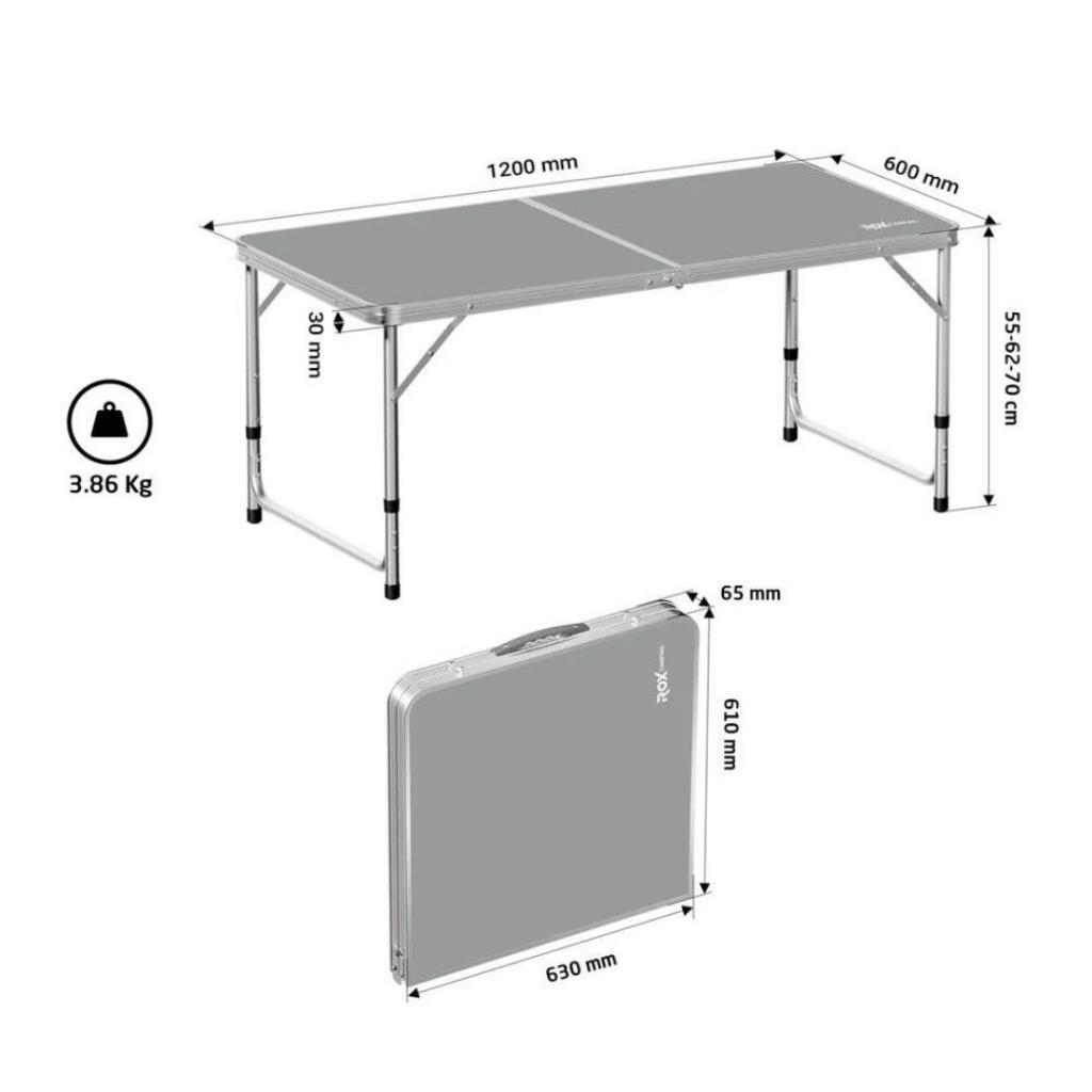 Rox Camping Katlanır Kamp Masası 120cm ne işe yarar