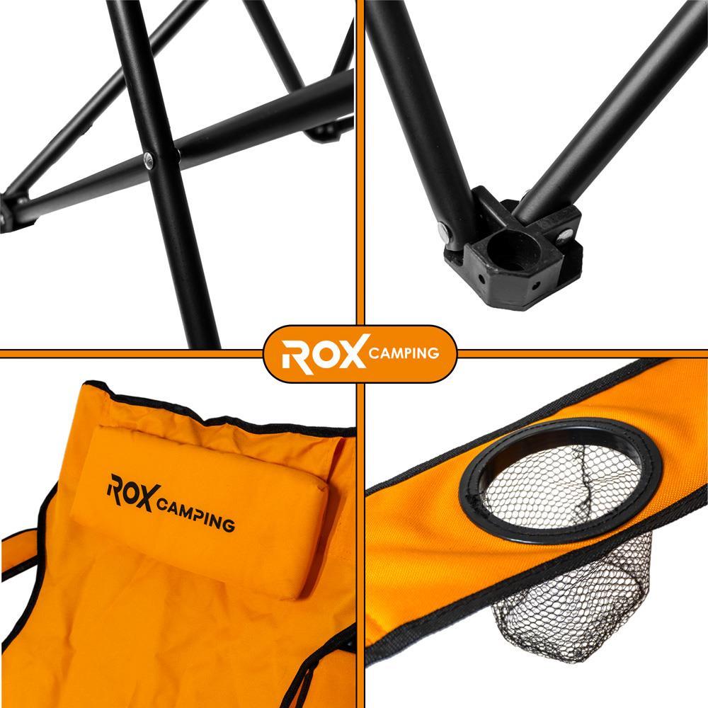 ROX CAMPING KATLANIR KAMP SANDALYESİ - TURUNCU ne işe yarar