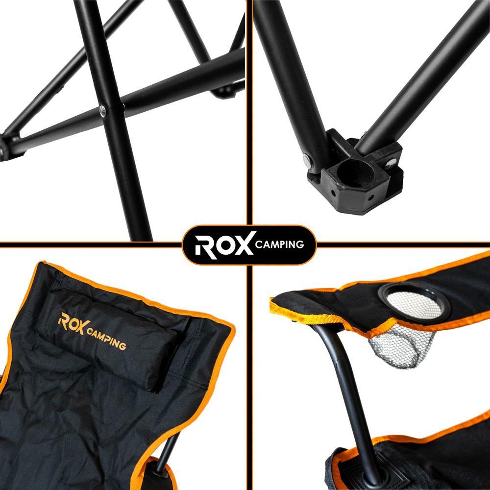 ROX CAMPING KATLANIR KAMP SANDALYESİ - SİYAH ne işe yarar