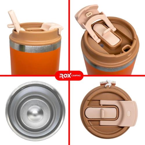 Rox Camping 0195 Pipetli Kahve Termosu 0.48 Lt - Turuncu ne işe yarar