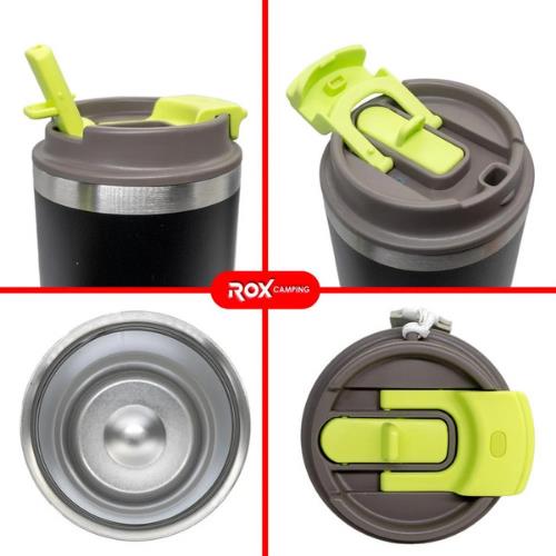 Rox Camping 0193 Pipetli Kahve Termosu 0.48 Lt - Siyah ne işe yarar
