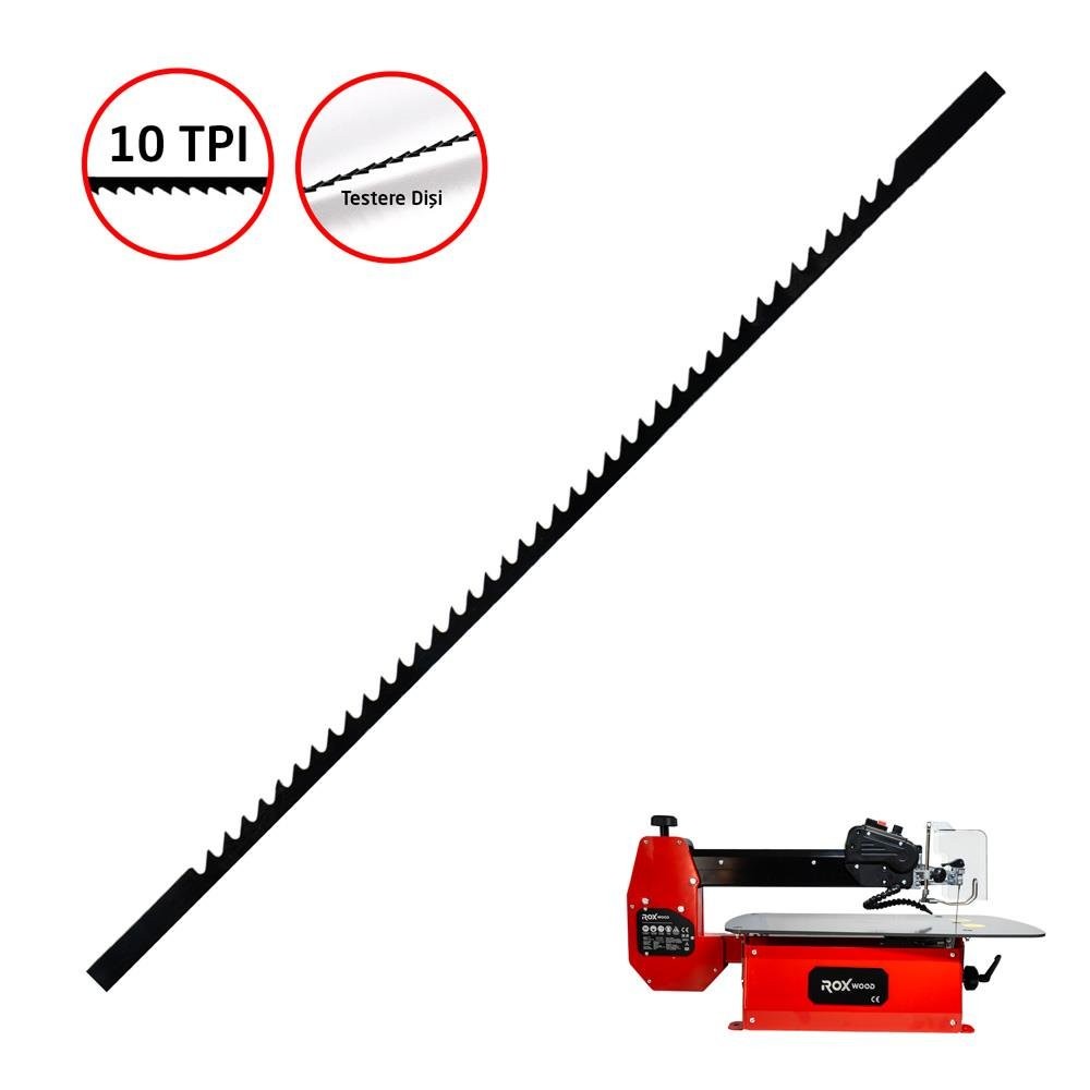 Rox 0363 Dekupaj Kıl Testere Ucu 133 mm Z:10 (10'lu Paket) fiyatı