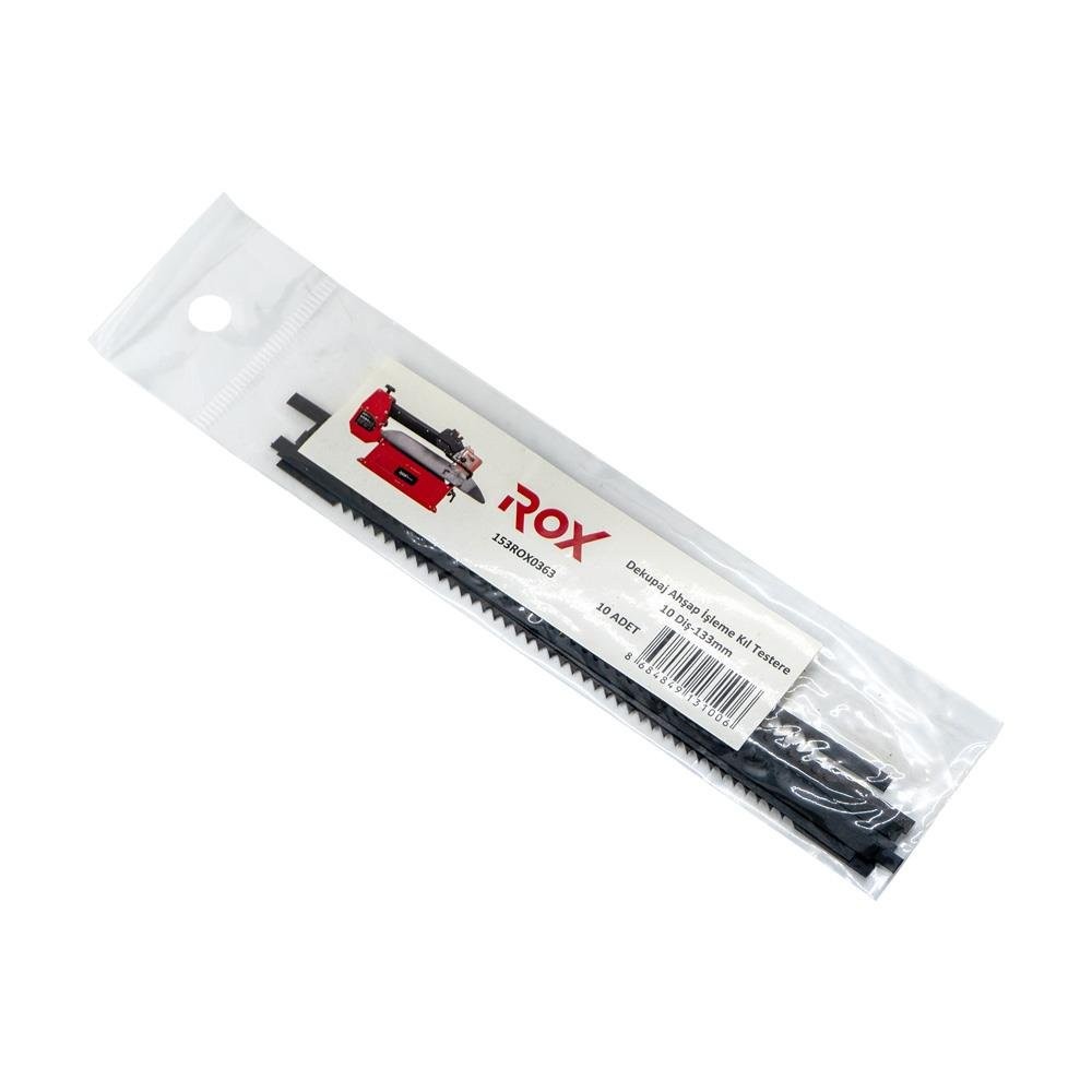 Rox 0363 Dekupaj Kıl Testere Ucu 133 mm Z:10 (10'lu Paket) ne işe yarar