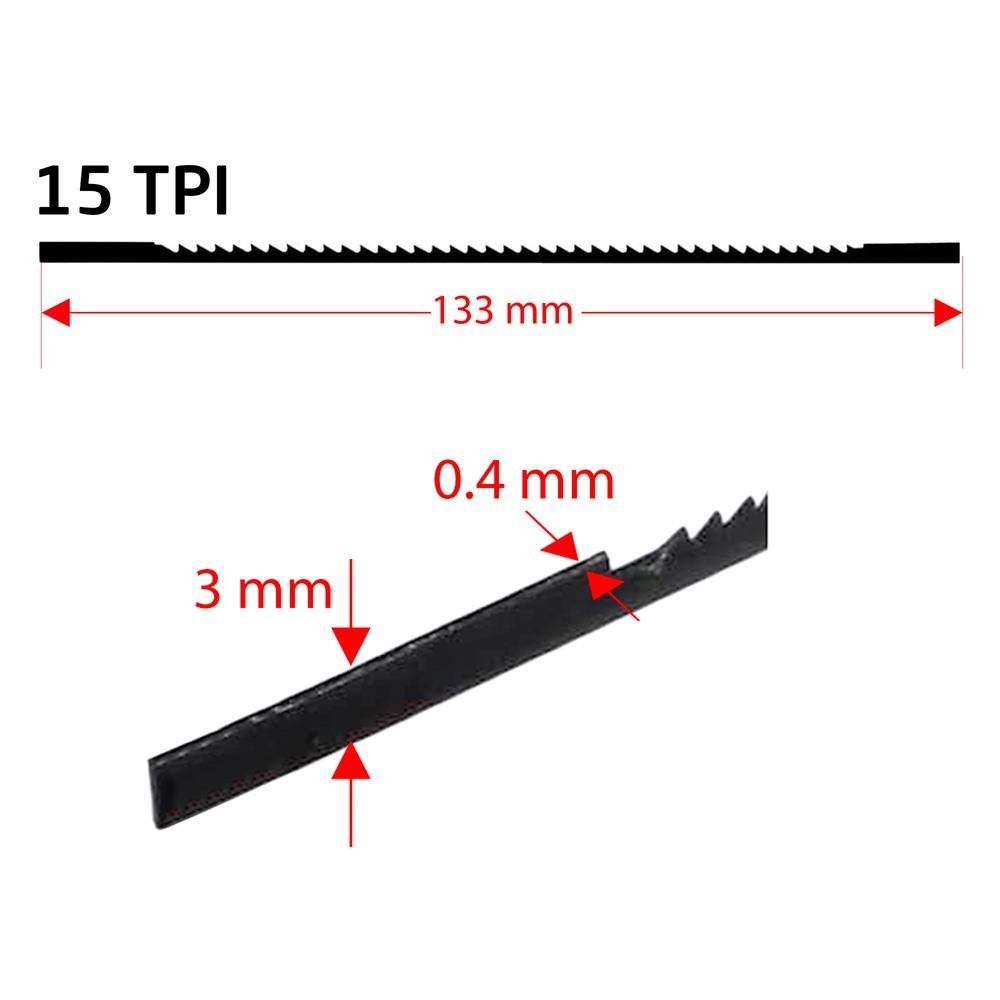 Rox 0364 Dekupaj Kıl Testere Ucu 133 mm Z:15 (10'lu Paket) ne işe yarar