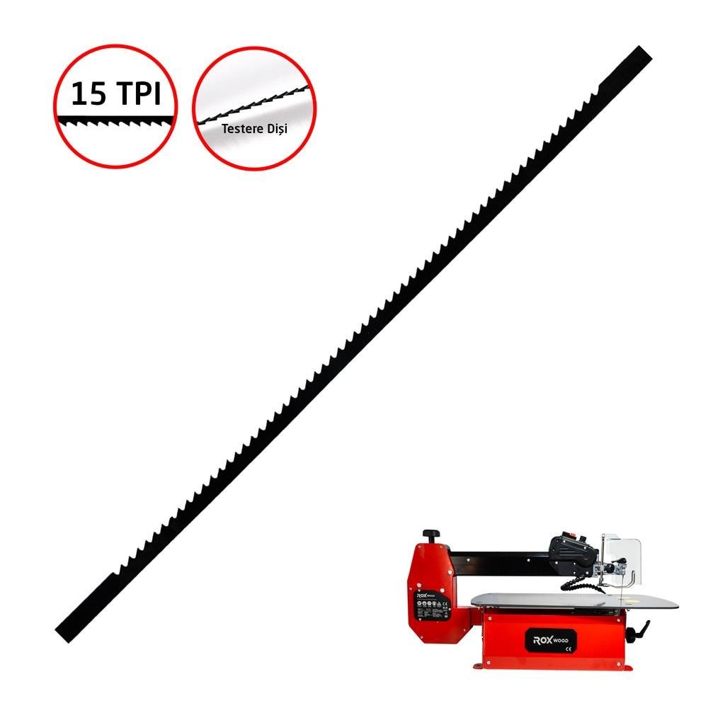 Rox 0364 Dekupaj Kıl Testere Ucu 133 mm Z:15 (10'lu Paket) ne işe yarar
