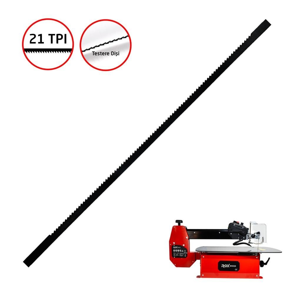 Rox 0366 Dekupaj Kıl Testere Ucu 133 mm Z:21 (10'lu Paket) fiyatı