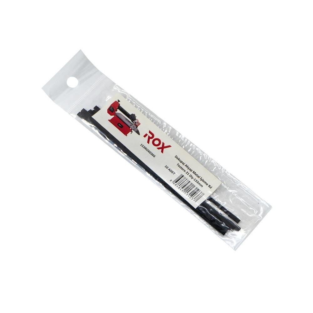 Rox 0366 Dekupaj Kıl Testere Ucu 133 mm Z:21 (10'lu Paket) ne işe yarar