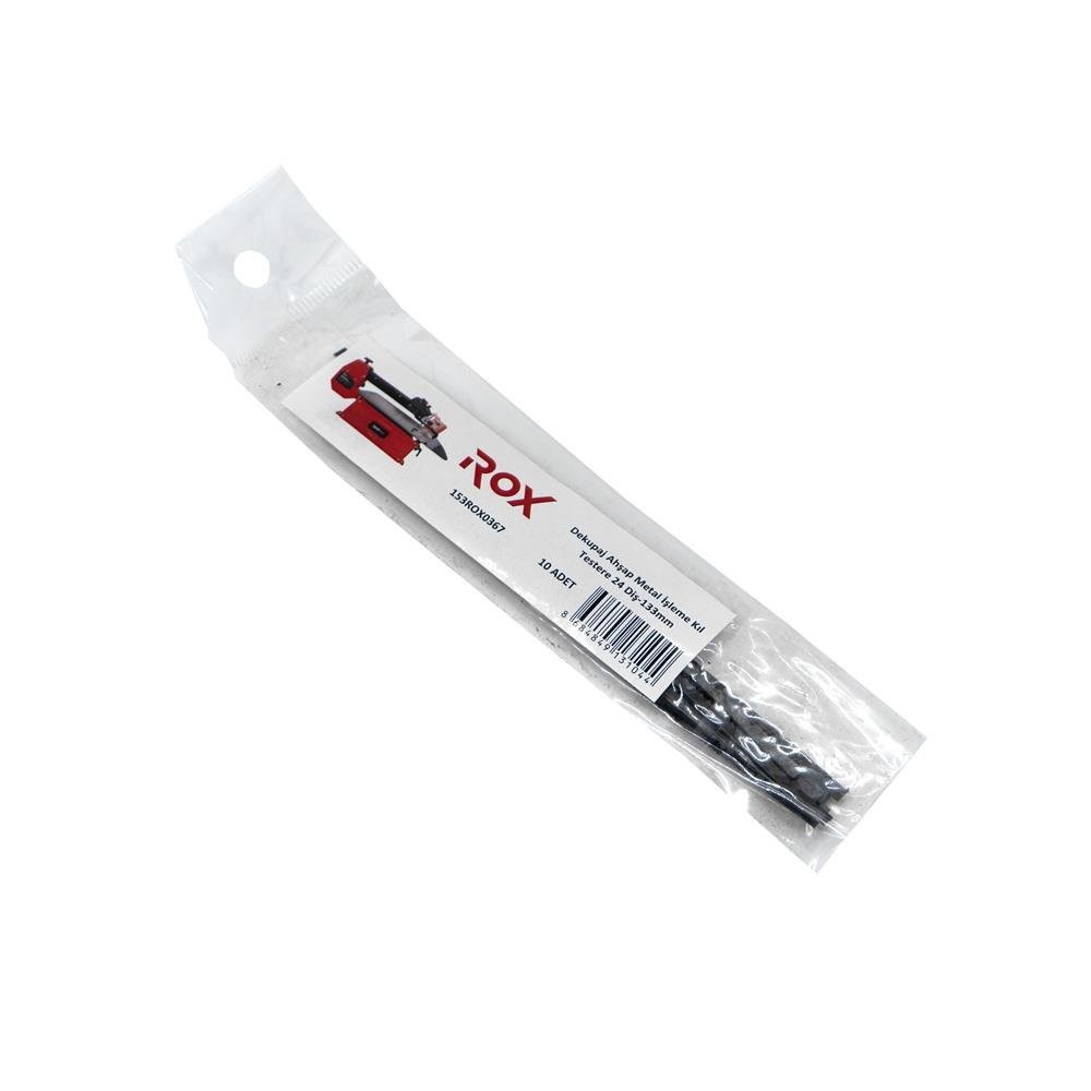 Rox 0367 Dekupaj Kıl Testere Ucu 133 mm Z:24 (10'lu Paket) ne işe yarar