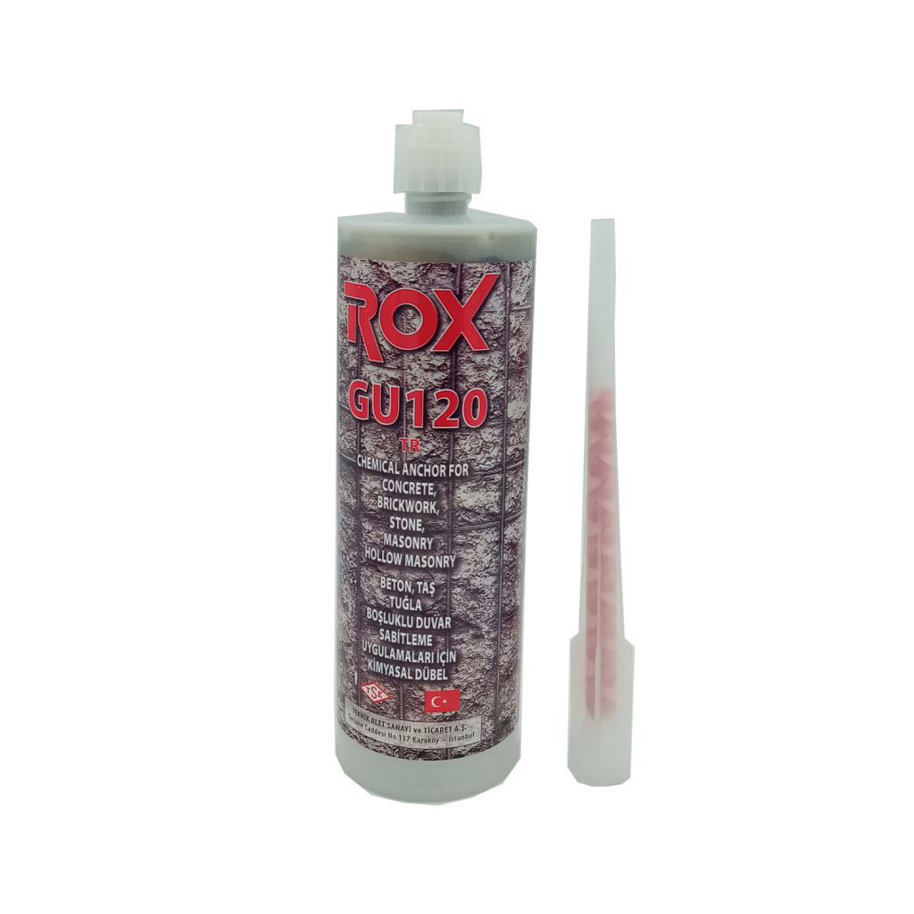 Rox GU120 TR Epoksi Kimyasal Dübel Polyester İçerikli 410 ml fiyatı